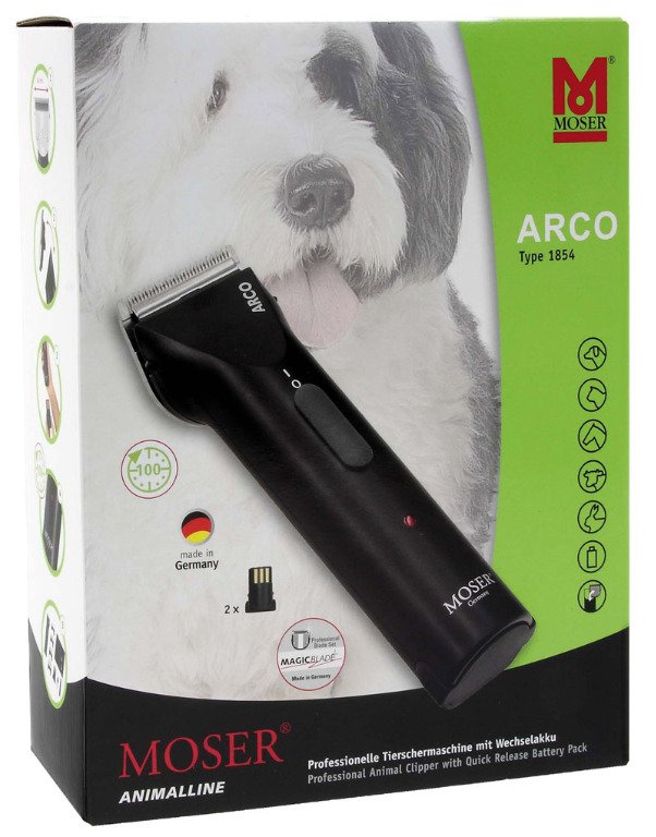 Tosatrice MOSER ARCO con batteria intercambiabile (2) Tosatrice MOSER ARCO con batteria intercambiabile (2)